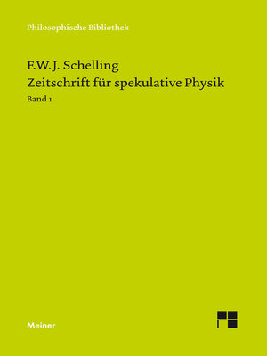 cover image of Zeitschrift für spekulative Physik Teilband 1